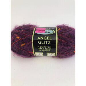 1 Skein: Sensations Angel Glitz a plush yarn with a touch of sparkle.
